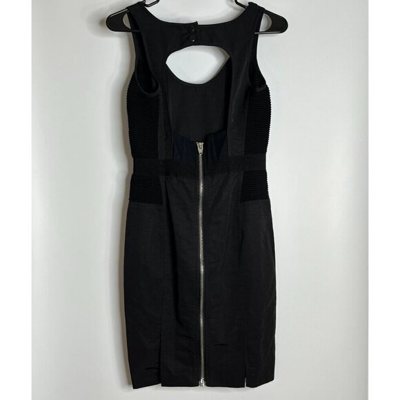 Alexander Wang Sleeveless Open Back With Zipper Side‎ Panel Dress Size 4 - Picture 5 of 9